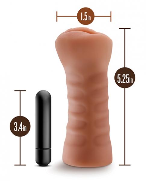 M For Men Sofia Mocha Tan Vagina Stroker - Men's Toys - www.Coyha.com