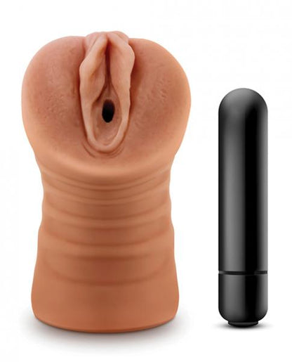 M For Men Julieta Mocha Tan Vagina Stroker - Men's Toys - www.Coyha.com