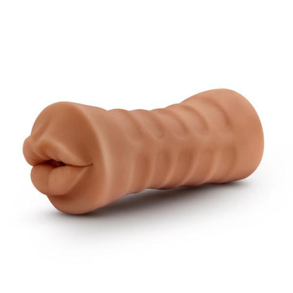 M For Men Isabella Mocha Tan Mouth Stroker - Men's Toys - www.Coyha.com