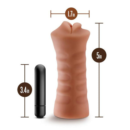 M For Men Isabella Mocha Tan Mouth Stroker - Men's Toys - www.Coyha.com