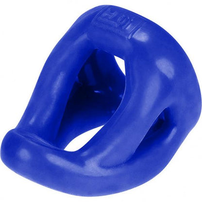 Hunky Junk Slingshot 3 Ring Teardrop Cobalt Blue - Bondage - www.Coyha.com