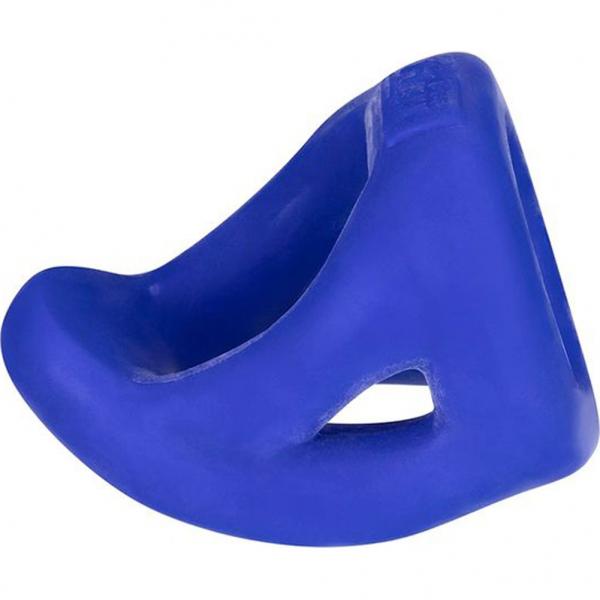 Hunky Junk Slingshot 3 Ring Teardrop Cobalt Blue - Bondage - www.Coyha.com