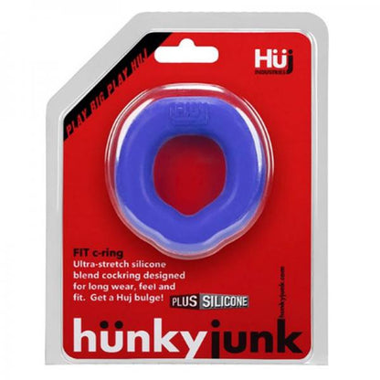 Hunkyjunk Fit Ergo C-ring, Cobalt - Men's Toys - www.Coyha.com