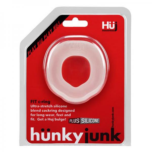 Hunky Junk Fit Ergo Cock Ring Ice Clear - Men's Toys - www.Coyha.com