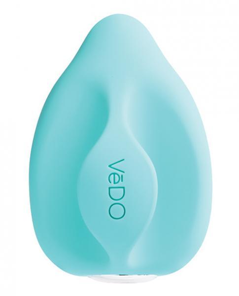 Vedo Yumi Rechargeable Finger Vibe - Tease Me Turquoise - Vibrators - www.Coyha.com