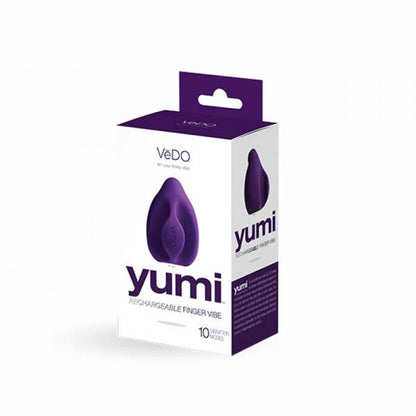 Vedo Yumi Rechargeable Finger Vibe - Deep Purple - Vibrators - www.Coyha.com