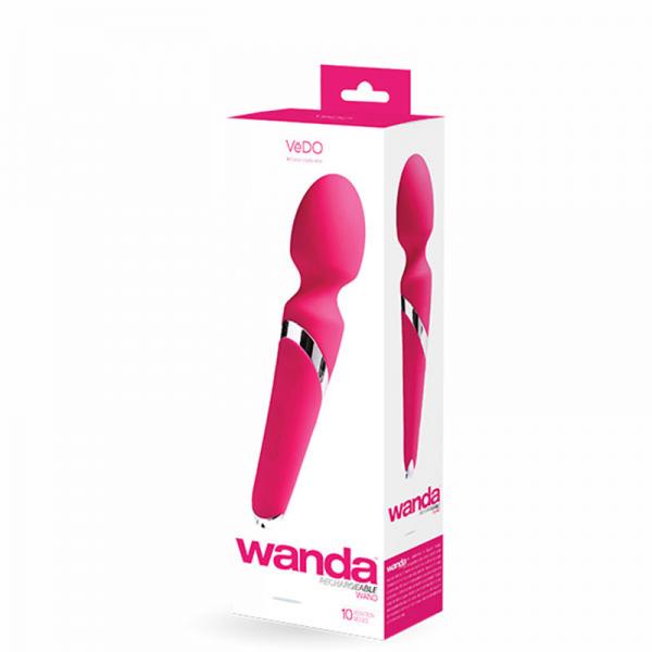 Vedo Wanda Rechargeable Wand Vibe - Foxy Pink - Vibrators - www.Coyha.com