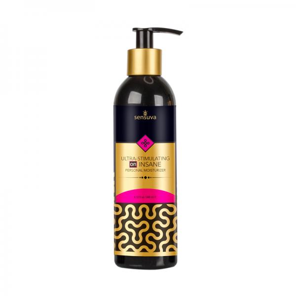 Sensuva Ultra-stimulating On Insane Personal Moisturizer - Unscented 8 Fl. Oz. Bottle - Lubes & Lotions - www.Coyha.com