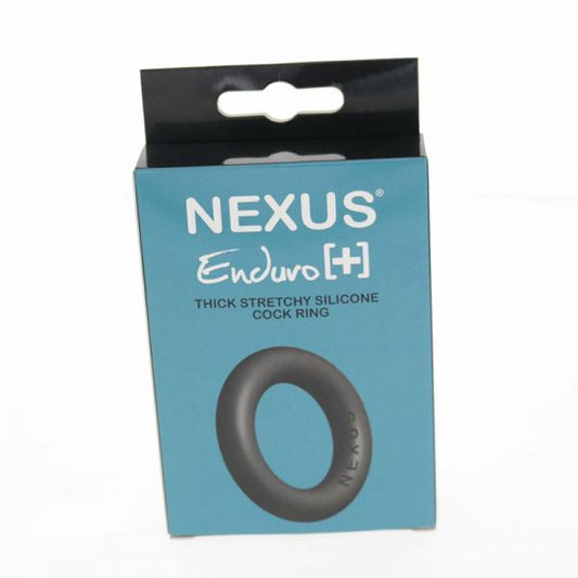 Nexus Enduro+ Thick Silicone Cock Ring - Black - Men's Toys - www.Coyha.com