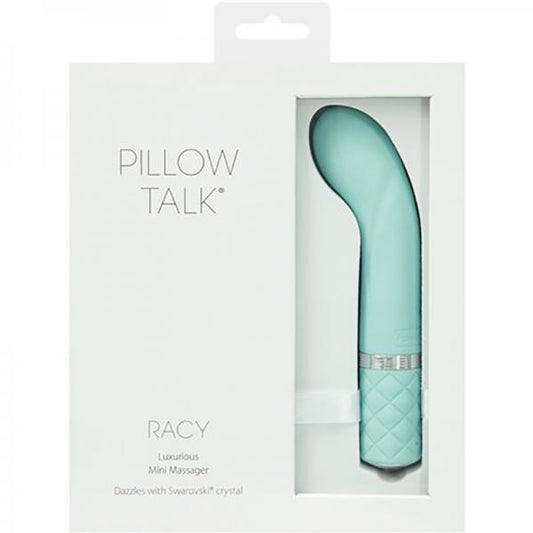 Pillow Talk Racy Mini Massager Teal - Vibrators - www.Coyha.com