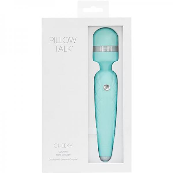 Pillow Talk Cheeky Wand Teal - Vibrators - www.Coyha.com