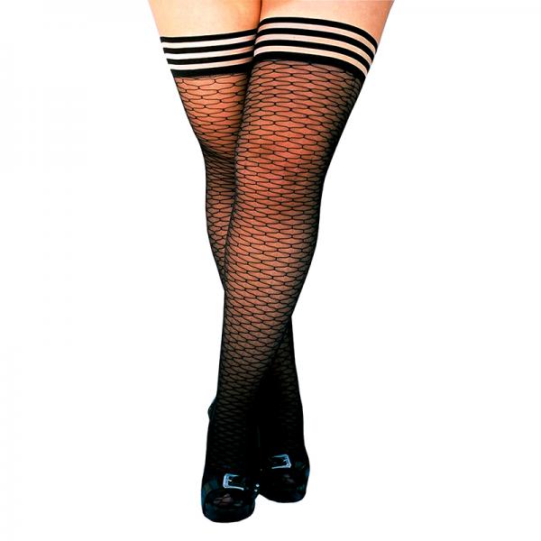 Kixies Dannalynn Black Ribbed Size D - Sexy Wear - www.Coyha.com