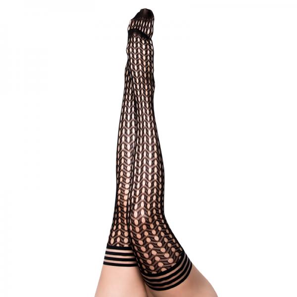 Kixies Mimi Black Fishnet Circles Size A - Sexy Wear - www.Coyha.com