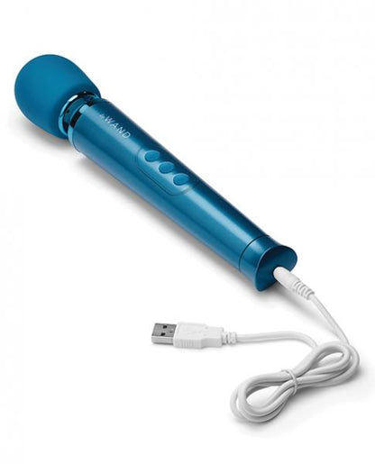 Le Wand Petite Blue Rechargeable Massager - Vibrators - www.Coyha.com