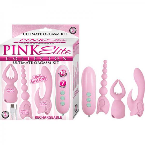 Pink Elite Collection Ultimate Orgasm Kit Pink - Vibrators - www.Coyha.com