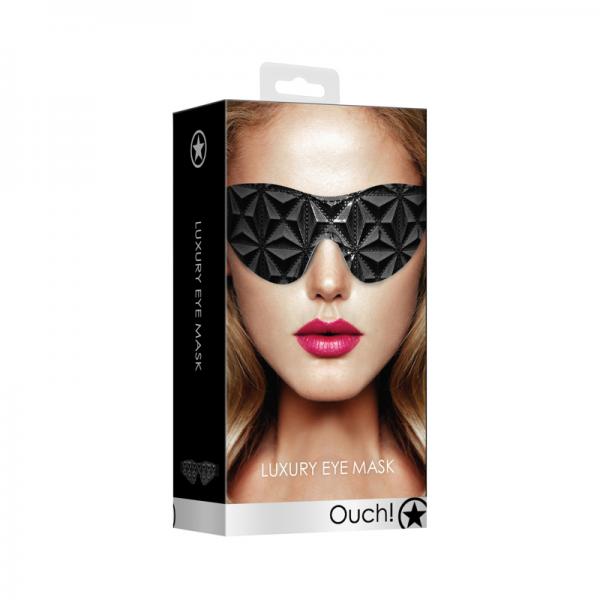 Luxury Eye Mask - Black - Bondage - www.Coyha.com