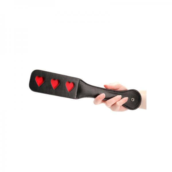 Ouch! Paddle - Hearts - Black - Bondage - www.Coyha.com