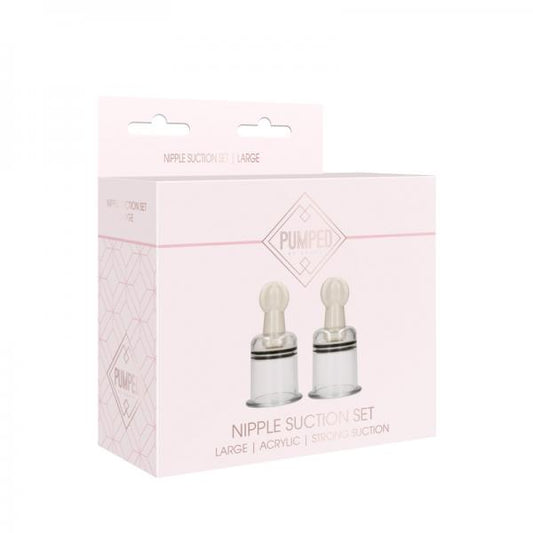 Pumped - Nipple Suction Sets Large - Rose - Bondage - www.Coyha.com