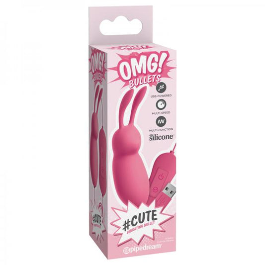 Omg! Bullets Cute Vibrating Bullet, Pink - Vibrators - www.Coyha.com