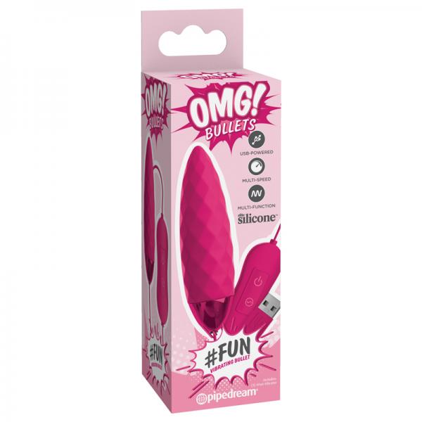 Omg! Bullets Fun Vibrating Bullet, Fuchsia - Vibrators - www.Coyha.com