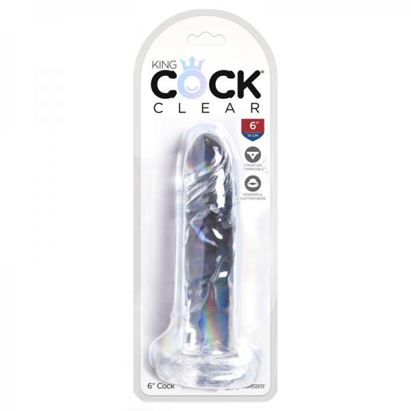 King Cock Clear 6in Cock - Dildos - www.Coyha.com