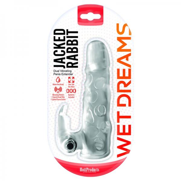 Wet Dreams Jacked Rabbit Extension Sleeve, Power Bullet - Men's Toys - www.Coyha.com