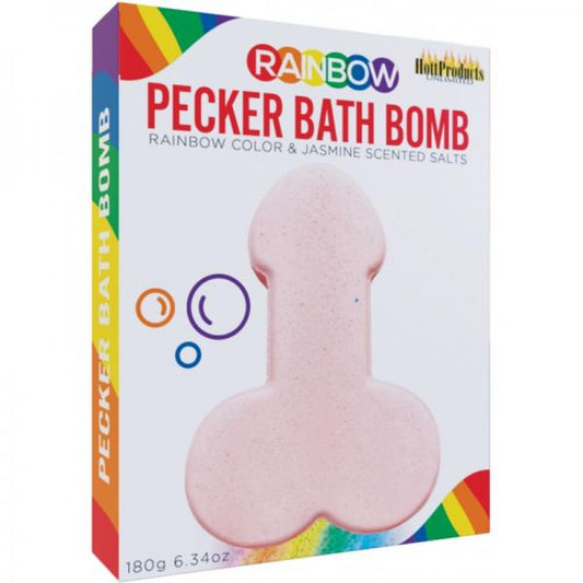 Rainbow Pecker Bath Bomb - Lubes & Lotions - www.Coyha.com