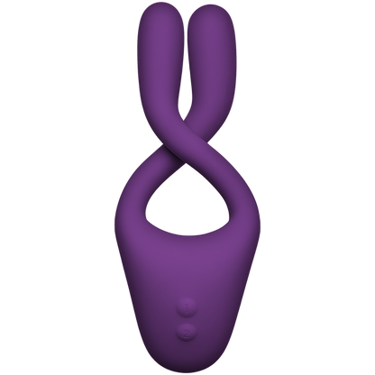 Tryst V2 Bendable Multi Erogenous Zone Massager With Remote Purple - Vibrators - www.Coyha.com