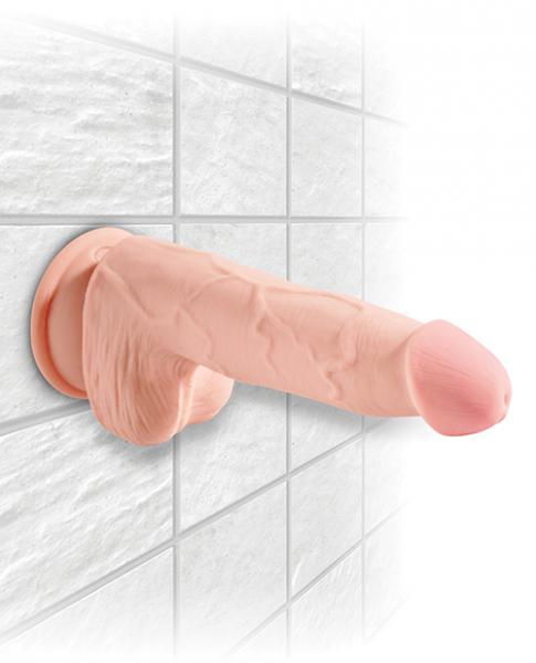 King Cock Triple Density 5 inches Dildo with Balls Beige - Dildos - www.Coyha.com