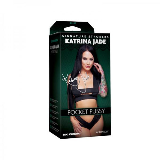 Signature Strokers - Katrina Jade - Ultraskyn Pocket Pussy Vanilla - Men's Toys - www.Coyha.com