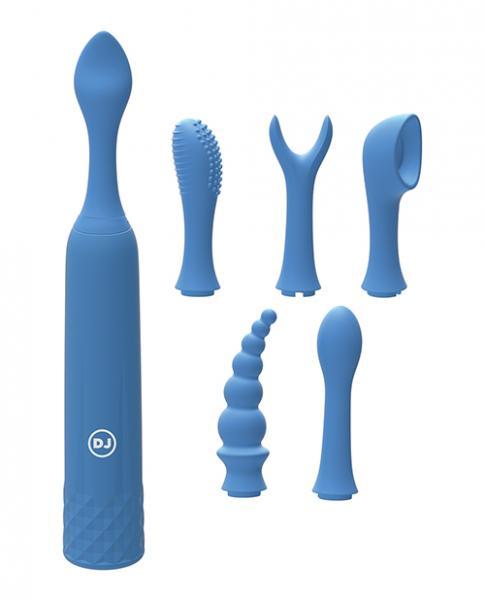 Ivibe Select - Iquiver Bullet Vibrator - 7 Piece Set Periwinkle Blue - Vibrators - www.Coyha.com