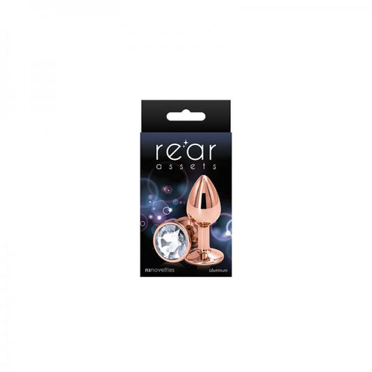 Rear Assets Rose Gold Small Clear - Anal Toys - www.Coyha.com