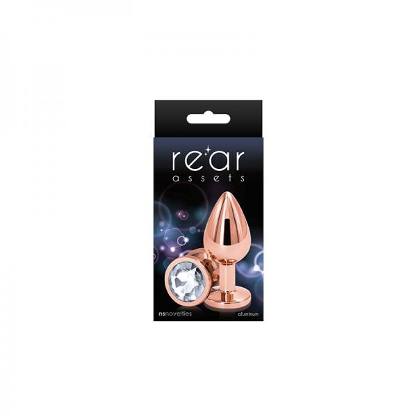 Rear Assets Rose Gold Medium Clear - Anal Toys - www.Coyha.com