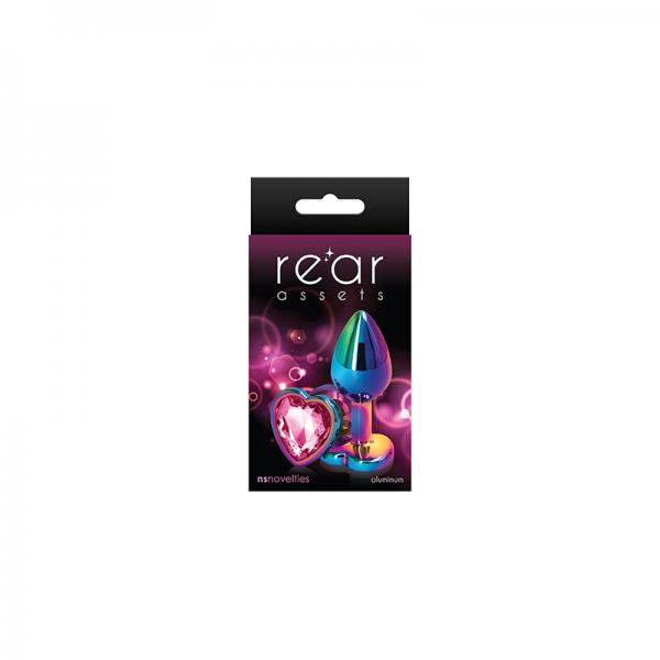 Rear Assets Mulitcolor Heart Small Pink - Anal Toys - www.Coyha.com