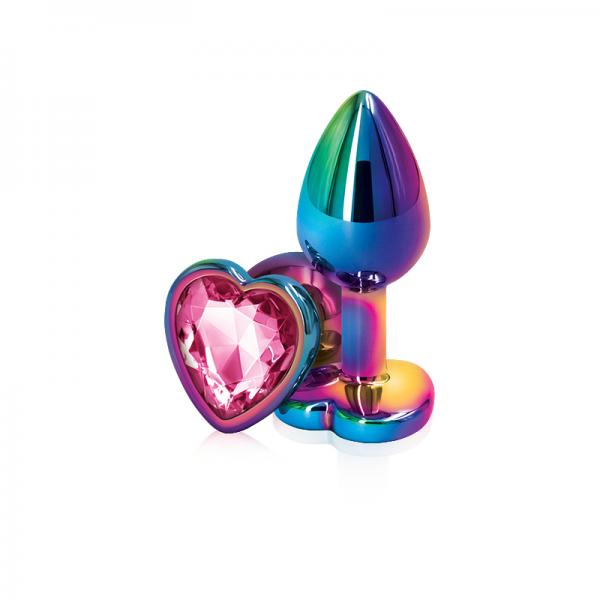 Rear Assets Mulitcolor Heart Small Pink - Anal Toys - www.Coyha.com