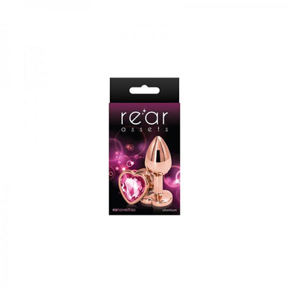 Rear Assets Rose Gold Heart Small Pink - Anal Toys - www.Coyha.com