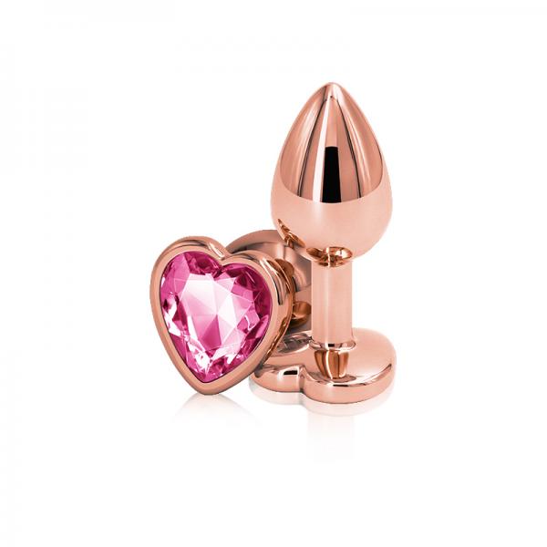 Rear Assets Rose Gold Heart Small Pink - Anal Toys - www.Coyha.com