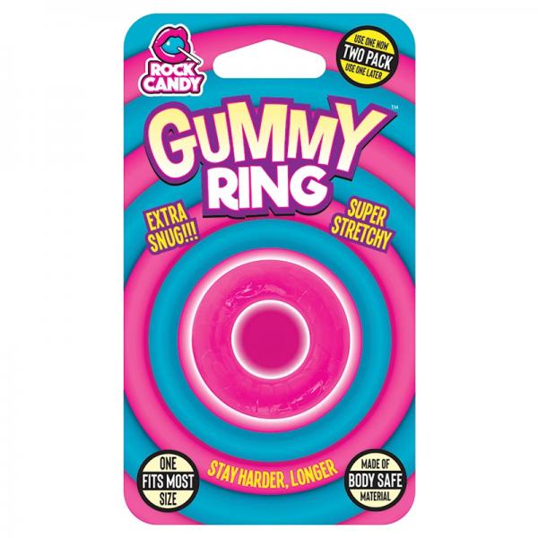 Gummy Ring - Pink - Men's Toys - www.Coyha.com