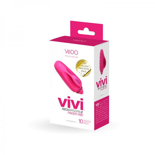 Vivi Rechargeable Finger Vibe Foxy Pink - Vibrators - www.Coyha.com