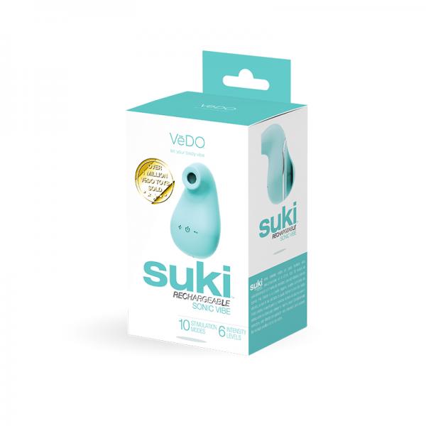 Suki Rechargeable Sonic Vibe Tease Me Turquoise - Vibrators - www.Coyha.com