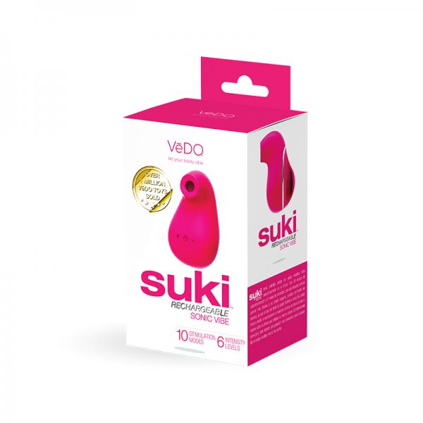 Suki Rechargeable Sonic Vibe Foxy Pink - Vibrators - www.Coyha.com