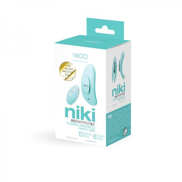 Niki Rechargeable Panty Vibe Tease Me Turquoise - Vibrators - www.Coyha.com