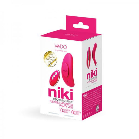 Niki Rechargeable Panty Vibe Foxy Pink - Sexy Wear - www.Coyha.com