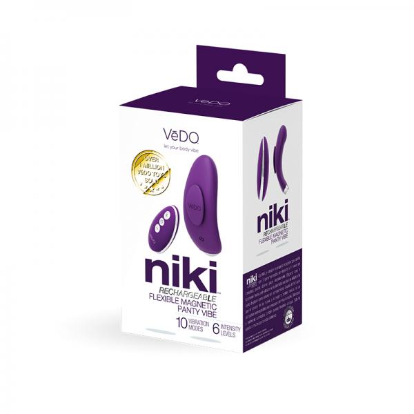 Niki Rechargeable Panty Vibe Deep Purple - Sexy Wear - www.Coyha.com