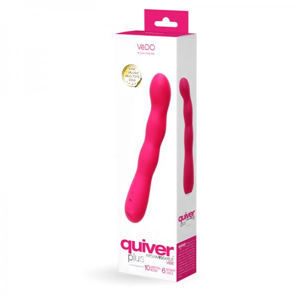 Quiver Plus Vibe Deep Foxy Pink - Vibrators - www.Coyha.com