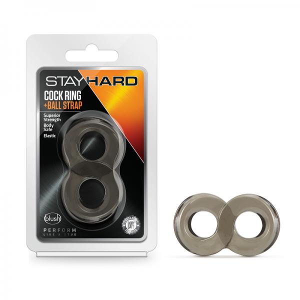 Stay Hard Cock Ring And Ball Strap - Men's Toys - www.Coyha.com