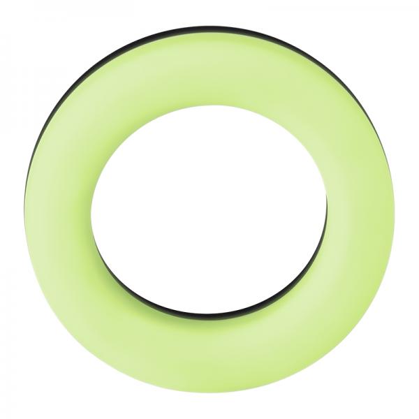 Forto F-19: 100% Liquid Silicone 2 Tone C-ring Gitd/black - Men's Toys - www.Coyha.com