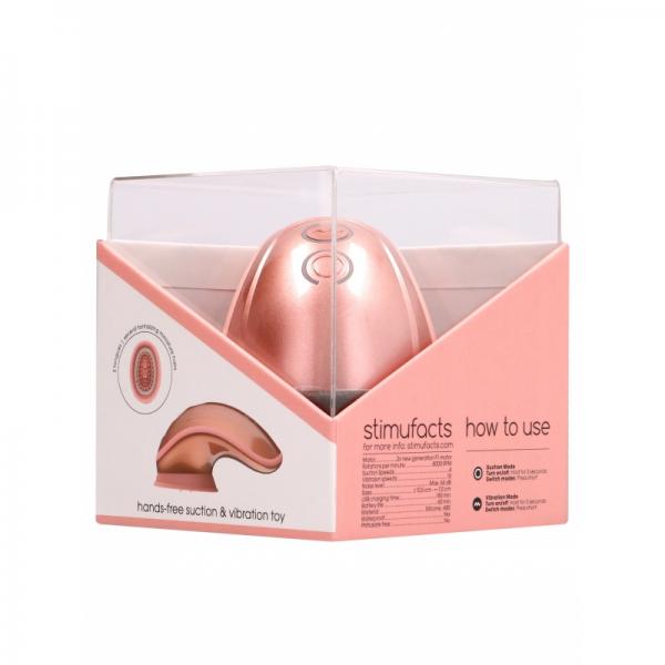 Twitch Hands-free Suction And Vibration Toy Rose Gold - Vibrators - www.Coyha.com