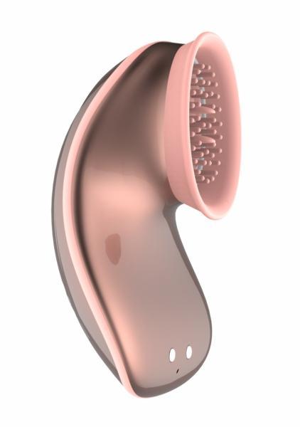 Twitch Hands-free Suction And Vibration Toy Rose Gold - Vibrators - www.Coyha.com