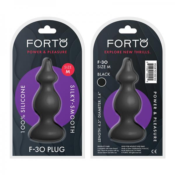 Forto F-30: Pointer Med Black - Anal Toys - www.Coyha.com